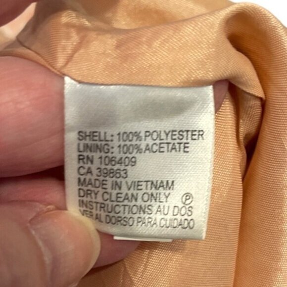 Tahari Women's Sheath Dress Size 10 Sleeveless Floral Pink White - Picture 6 of 6